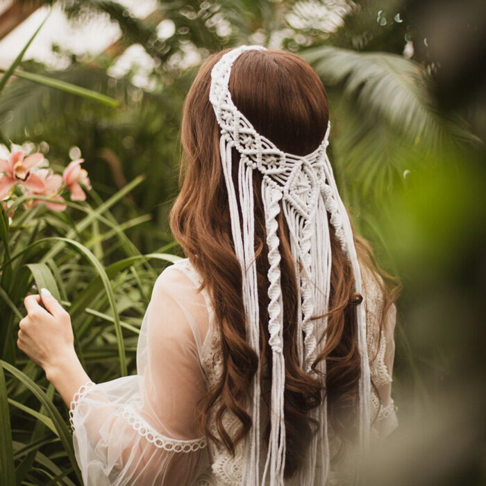 Veil Decorative Hair Rope Headband - Image 3