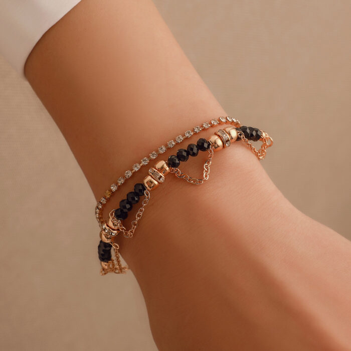 Bracelets Ethnic Style Beaded Diamond Tassel Bracelet - Image 1