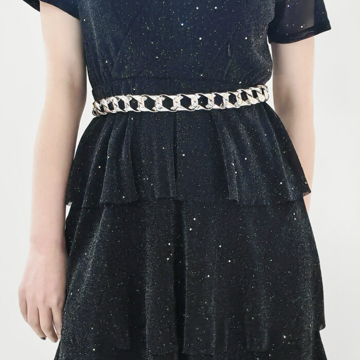 New Waist Chain Acrylic Accessory Belt With Skirt Dress Waist Chain Rectangular X Chain Decorative Waist Seal Body Chain - Image 7