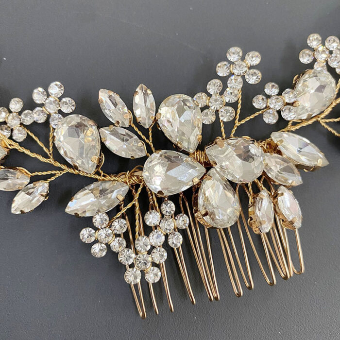 Light Luxury Fashion Hair Accessories Hair Comb Rhinestones - Image 4