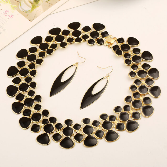 MANILAI Fashion Women Collar Choker Necklaces New Enamel Drop glaze Chunky Alloy Bib Statement Necklaces Maxi Jewelry CE3026 - Image 6