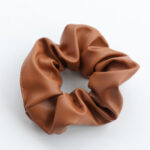 PU Leather Tie Hair Ring Solid Color Hair Accessories - Image 9