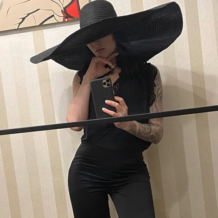 25CM Wide Brim Oversized Beach Hats For Women Large Straw Hat UV Protection - Image 3