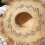 Women Summer Natural Raffia Straw Hat Girl Fashion Ribbon Floppy Shading Panama Wide Brim Sun Hats Vacation Travel Beach Hat - Image 3