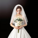 Short Bridal Wedding Veils Two Layer with Metal Combe White Veil for Party Bridal Veil  New Arrival - Image 4