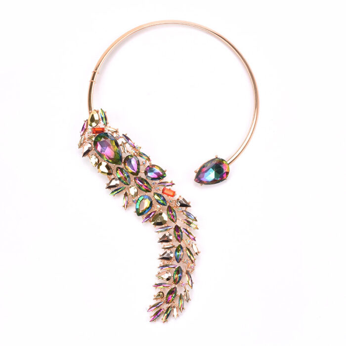 Colorful Rhinestones Chokers Necklaces Fashion Trend Crystals Necklaces Fine Jewelry Accessories for Women - Image 4