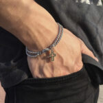 Bracelet For Women Charm Bracelets Mens Punk Party Men Cross - Image 5