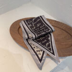 Slender And Narrow Scarves, Retro French Ribbon - Image 3