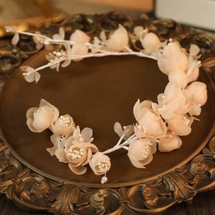 Handmade Flower Headbands For Wedding Hair Accessories - Image 3