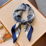 New Women's Scarves 70cm Love Bird Letter Pattern - Image 3
