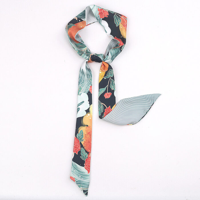 Retro Chinese style small silk scarves - Image 1