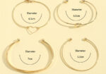 Vintage Gold Crystal Heart Letter Love Bangle Bracelet For Women Fashion Multi-layer Geometric Charm Bracelets Jewelry Gifts - Image 6