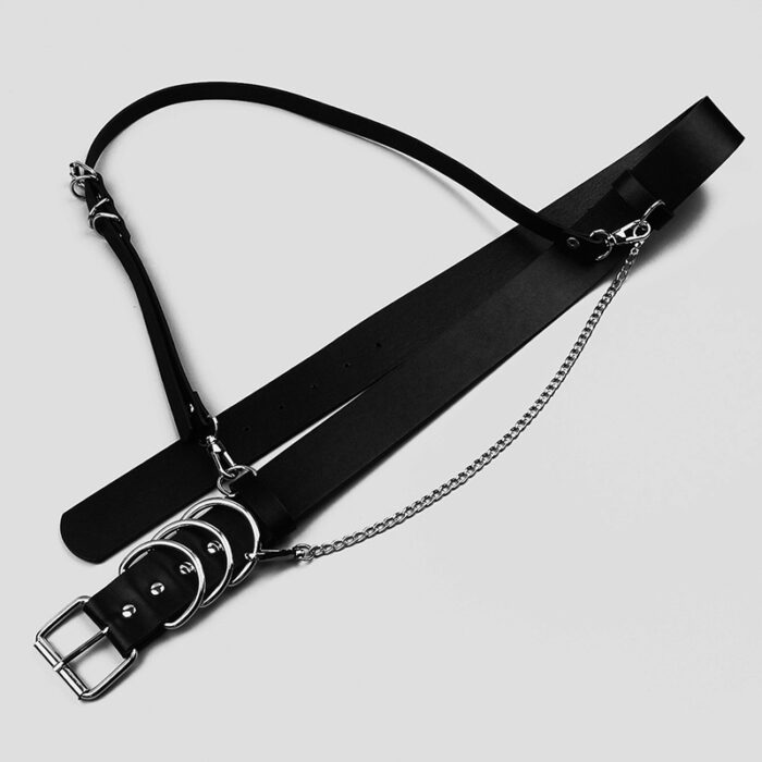 Military wind chain summer dress belt waist belt decoration chain single shoulder strap waist seal female straps - Image 3