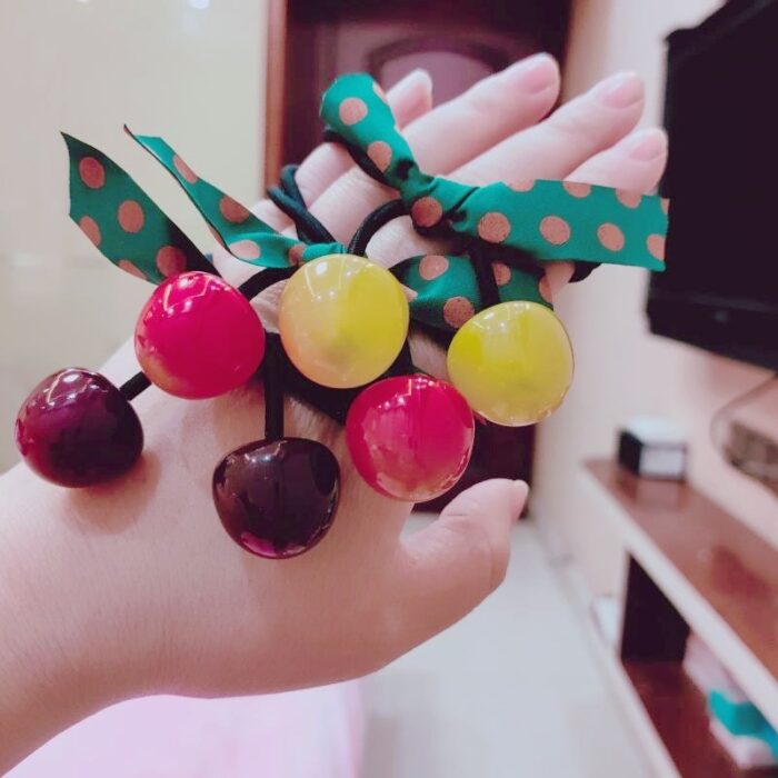 Cherries Hair Tie Hair Accessories - Image 3