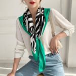 Fashion Silk Scarves Female Printing Hijab - Image 4