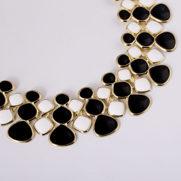MANILAI Fashion Women Collar Choker Necklaces New Enamel Drop glaze Chunky Alloy Bib Statement Necklaces Maxi Jewelry CE3026 - Image 2