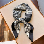 New Women's Scarves 70cm Love Bird Letter Pattern - Image 4