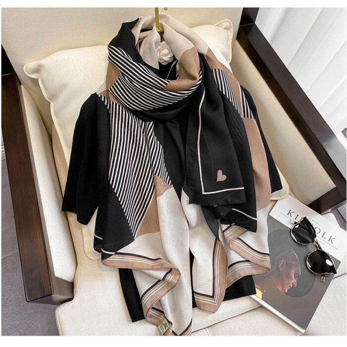 Fashionable Casual Accessories Women's Silk Scarves - Image 9