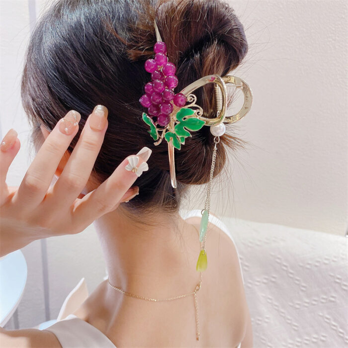 New Fruit Hair Accessories Ancient Style Accessories Grab Clip - Image 4
