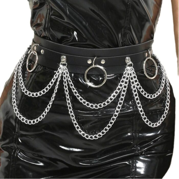 Personalized Waist Seal Women's Double Layer Chain Belt Ring Belt - Image 6