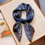 New Women's Scarves 70cm Love Bird Letter Pattern - Image 9