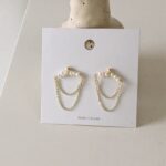 Pearl Tassel Earrings - Image 5