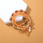Love With Pendant, Multiple Beaded Bracelets, Ethnic Style Jewelry - Image 3