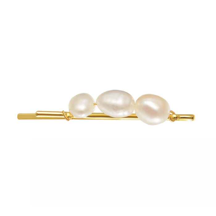 Ba Duckbill Clip Pearl Headband Hair - Image 2