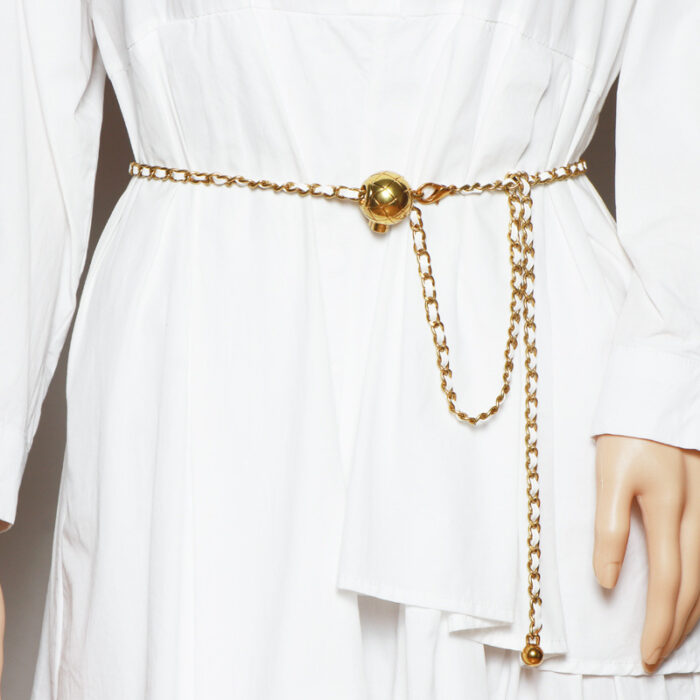 Waist Chain Women's Belt Ins Fashion Decorative Dress Waist Matching Shirt Suit Belt - Image 1