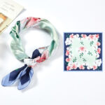 New Simulated Silk Satin Printed Scarves - Image 8