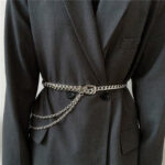Metal Belt Women's Fine Decorative Waist Chain Jeans With Dress Chain Belt Accessories - Image 2