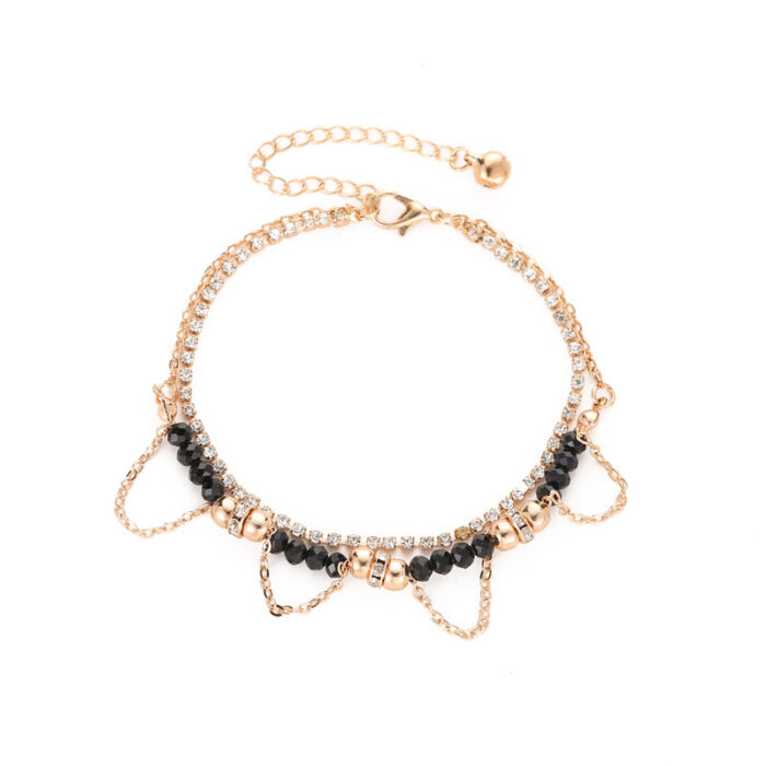 Bracelets Ethnic Style Beaded Diamond Tassel Bracelet - Image 4