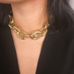Boho Choker Necklace Gold Cuban Link Necklaces Chain Fashion Jewelry For Women And Girls - Image 3