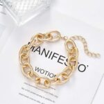 Boho Choker Necklace Gold Cuban Link Necklaces Chain Fashion Jewelry For Women And Girls - Image 4