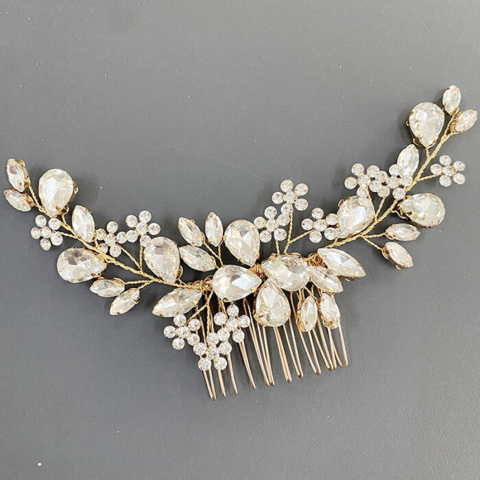 Light Luxury Fashion Hair Accessories Hair Comb Rhinestones - Image 2