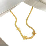 Stainless Steel Necklaces Gothic Blade Snake Chains Stars Choker Statement Light Luxury Temperament Necklace For Women Jewelry - Image 4