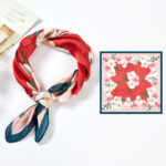 New Simulated Silk Satin Printed Scarves - Image 6
