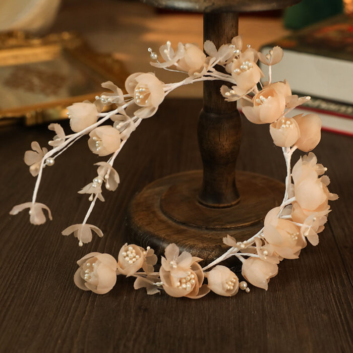 Handmade Flower Headbands For Wedding Hair Accessories - Image 2