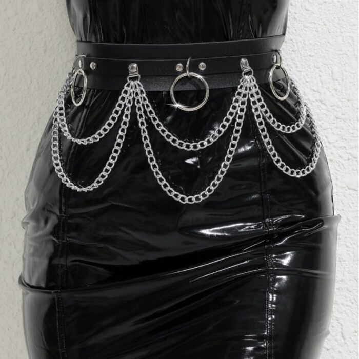 Personalized Waist Seal Women's Double Layer Chain Belt Ring Belt - Image 2