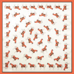 New Simulated Silk Satin Printed Scarves - Image 2