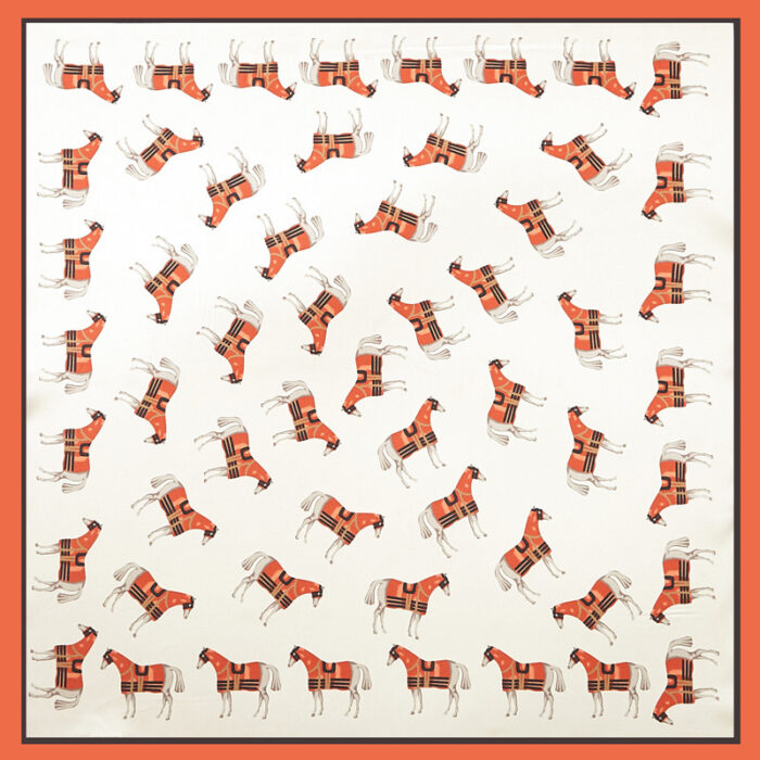 New Simulated Silk Satin Printed Scarves - Image 2