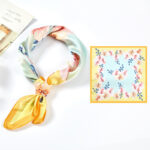 New Simulated Silk Satin Printed Scarves - Image 7