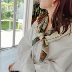 Silk Scarves Twill Sand Wash Small Square Scarf Women - Image 6