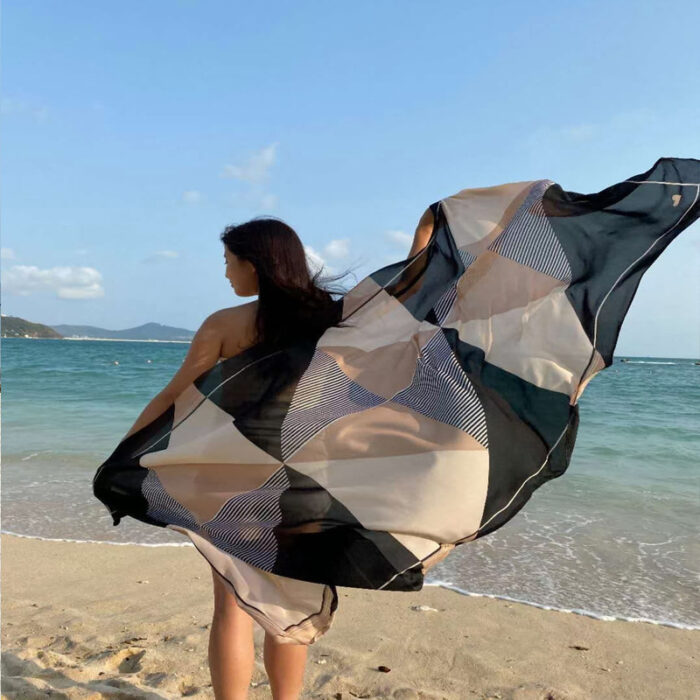 Fashionable Casual Accessories Women's Silk Scarves - Image 10